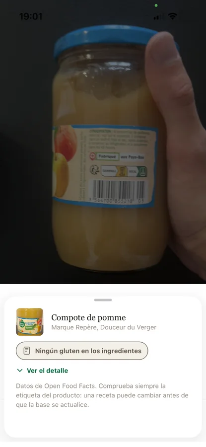 El veredicto sobre una compota escaneada